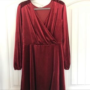 Velvet dress from Old Navy